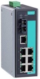 Industrial Industrial Unmanated Ethernet Switch со 6 10/100baset пристаништа, 2 мулти-режими 100BaseFX порти, ST конектор, од 0 до 60