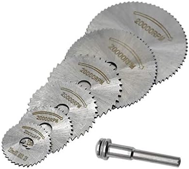 BTMB 6PCS 1/4 сечила со голема брзина на челични сечила за сечење на сечилата на видовите ротациони алатки за Дремел
