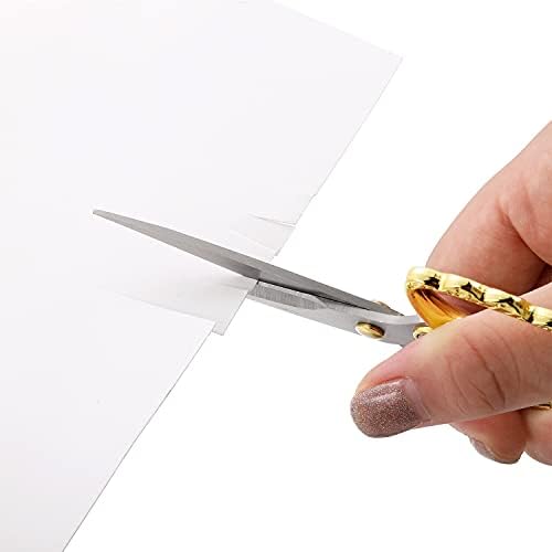 Agcfabs 1pcs/пакет Шарени ножици од не'рѓосувачки челик, мултифункционални ракотворби исечени ножици за везови за алатки за правење накит DIY