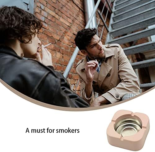 Пепелник убава пушечка држач за пепел во издржлива лента за пепел за цигари цигари