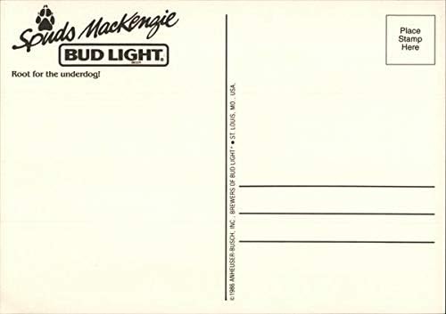 Гроздобер рекламна разгледница: Спудс Мекензи - Bud Light Modern 1970 -тите до денес