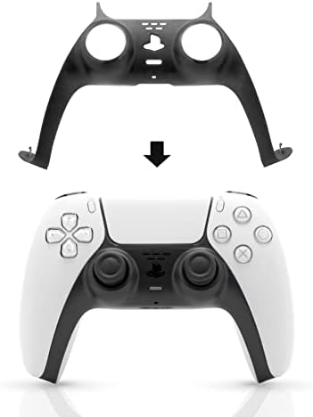 PS5 Контролер Плоча за лице црна, капа на контролор на плочата PS5, црна плоча за контролер PS5