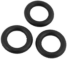 X-gree 50 парчиња црна 10мм x 1,9мм отпорност на топлина што не е отпорна на нафта NBR нитрилна гума o прстен запечатување на прстенот (50 Unids Negro 10mm x 1,9 mm отпорник al callor no resistente a