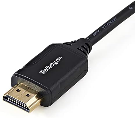 Startech.com HDMM50CMP 1.6 ' / 0,5m - Премиум со голема брзина краток HDMI 2.0 кабел со Ethernet - 4K 60Hz