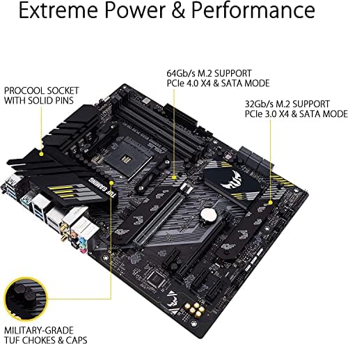 Micro Center AMD Ryzen 7 5700G 8-јадрен 16-нишки AM4 отклучен десктоп процесор со пакет Radeon Graphics со ASUS TUF Gaming B550-Plus