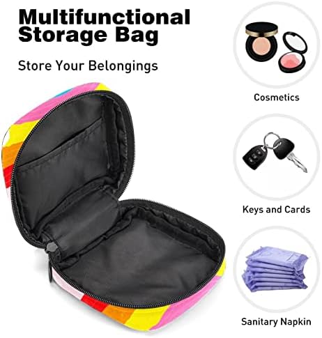 Торба за складирање на санитарна салфетка, торба за комплет за училиште, торбичка за менструална чаша, санитарна торба за организатор на салфетки,