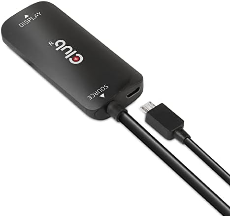 Club3D CAC - 1336 HDMI®+ Микро USB До USB Тип-C 4K120Hz или 8k30hz M/F Активен Адаптер