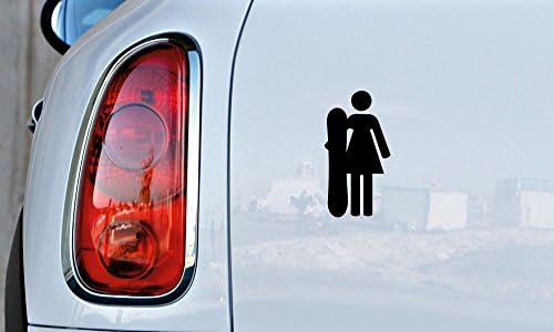 Сноуборд жена стап фигура женски автомобил винил налепница за налепница за браник за автоматски автомобили камиони на шофершајбната сопствени