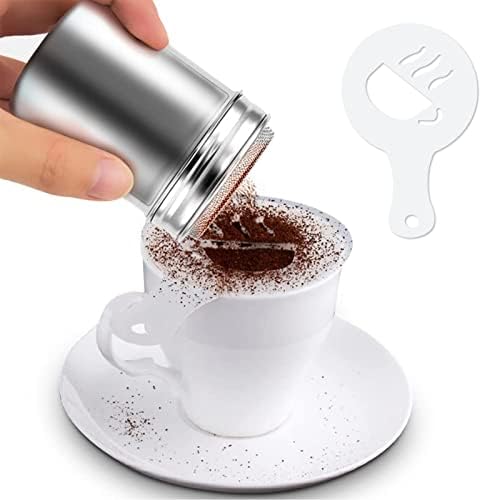 Artcome 20oz/600ml не'рѓосувачки челик млеко стомна со мерење внатре - капучино стомна што истура чаша за еспресо - совршен за машини за еспресо,