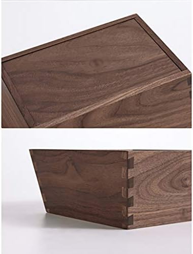 Десктоп Сундери кутија за складирање кутија закуска овошна кутија со кутија дрвена кофа со ориз 2 големини