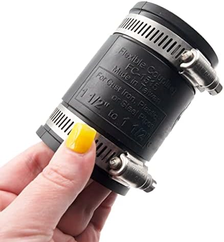 Набавка на побарувачка 86001 гумена спојка со стеги од не'рѓосувачки челик 1-1/2 инчи