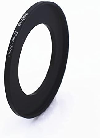 52мм-72мм засилување на прстенот за филтри за филтрирање на сите брендови Ø52mm леќи до Ø72mm UV ND CPL Camera Filter. Изработено од CNC машински.