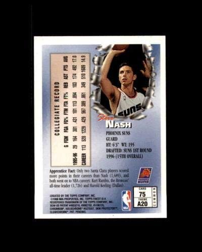 Дебитант картичка Стив Неш 1996-97 Најдобри 75 - Кошарка за дебитантски картички за кошарка