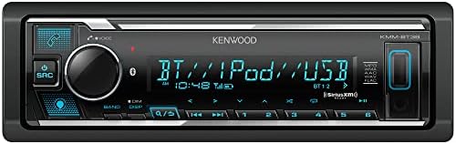 Kenwood KMM-BT38 Bluetooth Автомобил Стерео СО USB Порта, Am/FM Радио, Mp3 Плеер, МУЛТИ Боја ЛЦД, Отстранлив Лице, Изградена Во Алекса,