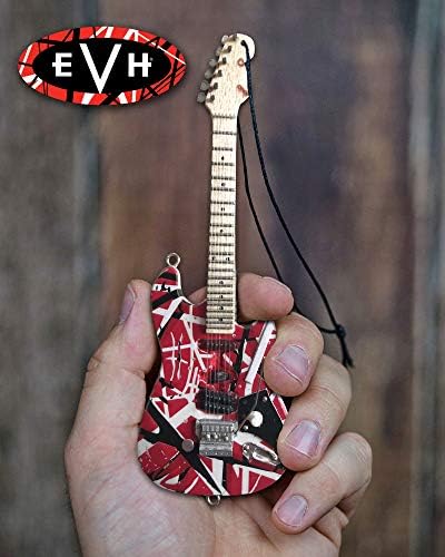6 Орнамент - Колекционерска реплика на репликата на мини гитара на ЕВХ Франкенштајн Еди - Официјално лиценциран6