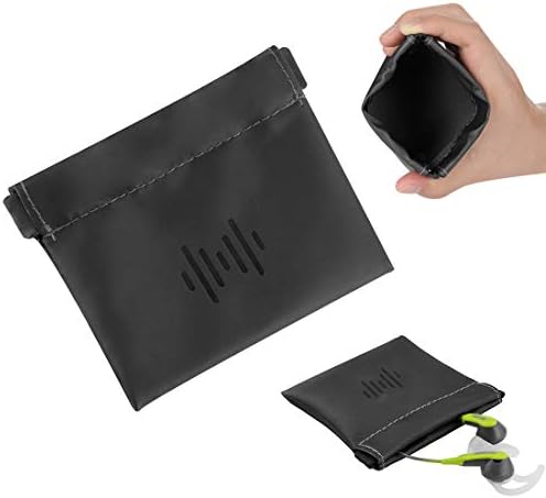 Geekria Soft Elastic Earbuds Case Case/Слушавки за носење торба/Универзална заштита на слушалките за торбичка/кутија за куќиште за куќиште за куќиште/чанта за монети