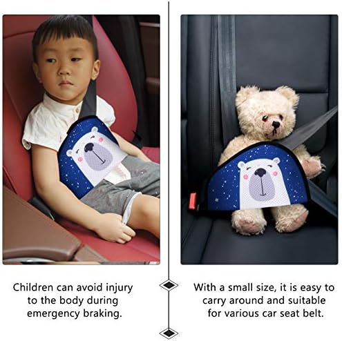 Вакауто Безбедносен Ремен Прилагодувач За Детски Детски Безбедносен Ремен Капак За Автомобилски Ремен За Рамо За Дете Бебе Кратки