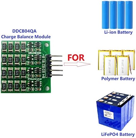 Eletechsup 3.6V 3,6/RB 210MA 1-4 Cell 3,7V Li-Ion Polymer 3.2V LifePo4 литиумски батерии на батерии Полнено биланс