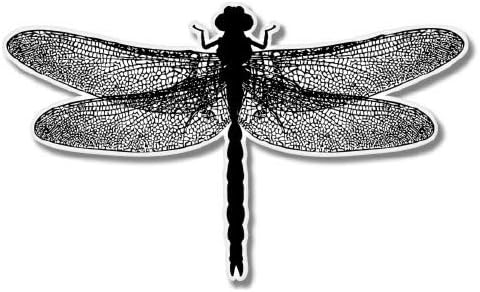 GT Graphics Dragonfly Прекрасна реална - Винил налепница водоотпорна декларација