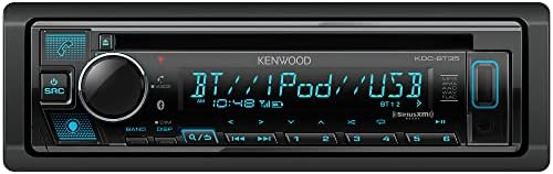 Кенвуд Кдц-БТ35 Цд Автомобил Стерео Со Bluetooth, Пред USB, AUX, Амазон Алекса, Сириусхм Радио Подготвен И Променлив Дисплеј Осветлување