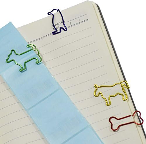 Мали хартиени клипови Симпатични клипови за хартија од форми на животни, додатоци за канцелариски материјали