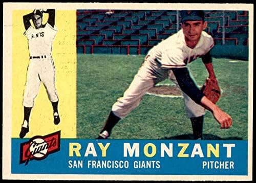1960 Топпс 338 Реј Монзант Сан Франциско гиганти Н.М. гиганти