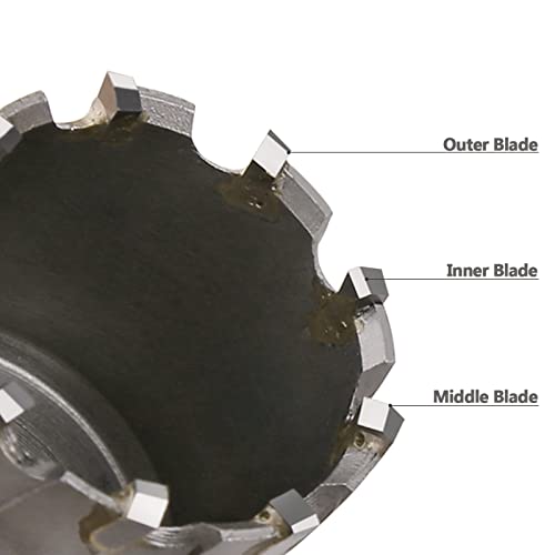 Vearter TCT Carbide Doad Saw3-3/4 '' За тврд метален волфрам карбид со секач за дупки со пилот-вежба за не'рѓосувачки челик, железо, алуминиум,