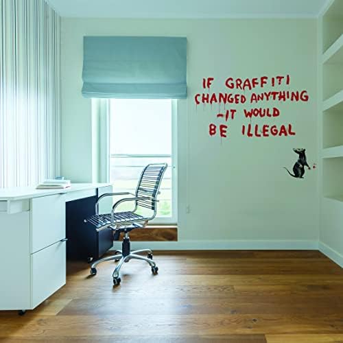 Налепница за нелегални винил wallид на стаорец - Уметност дома декор кул и премиум водоотпорна декларација - возрасни графити