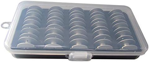Бренд CKPSMS - 18034AS Алуминиумски бобини со слот +кутија компатибилна со/замена за брендот PFAFF Grand Quilter 18 “, Juki Brand