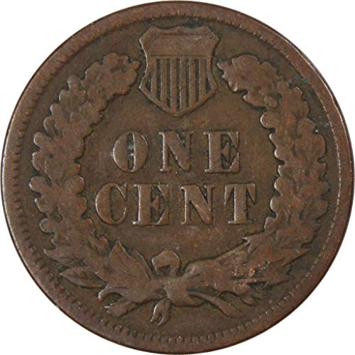 1891 Индискиот Шеф Цент АГ За Добар Бронзен Денар 1с Монета Колекционерски