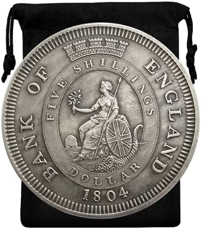 Кокреат Копија 1804 Велика Британија Банка Долар ВЕЛИКА Британија Монета-Реплика Велика Британија Сребрен Долар Пени Златник Кралски