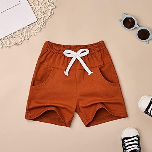 Домоабеј бебе момче облека за дете лето облеки за кратки ракави маица и шорцеви за момчиња, поставени 12 месеци-4Т