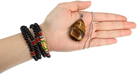 Комплет за камења од природни кристали во Vocoste, нараквици со брада, ѓердан, за медитација, јога, декорација на домашни канцеларии