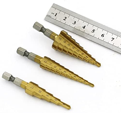 3-12мм/4-12мм/4-20мм директно жлеб чекор вежба бит HSS обложена дрвена метална дупка за дупчење на конус за дупчење на конуси