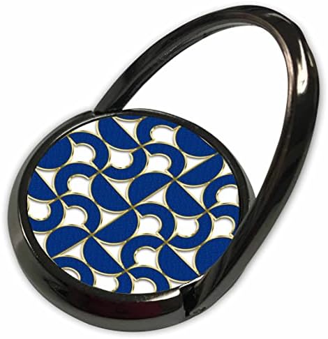 3drose Elegant Modern Blue и Image of Gold Half Circle Geometric. - Телефонски ringsвони