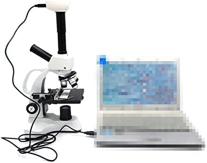 Микроскоп LCD дисплеј 2000x единечен двогледен микроскоп, микроскоп за деца, студентски микроскоп, професионален научен експеримент, може