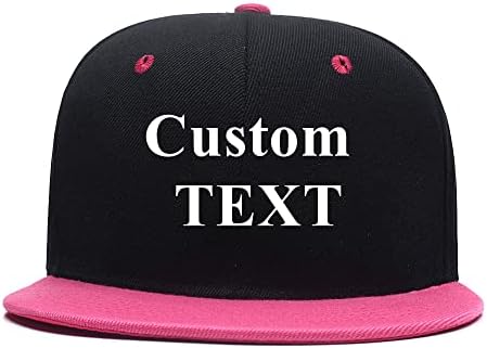 Капчиња за сопствени Snapback за мажи и жени/персонализиран текст рамна сметка за бејзбол капа