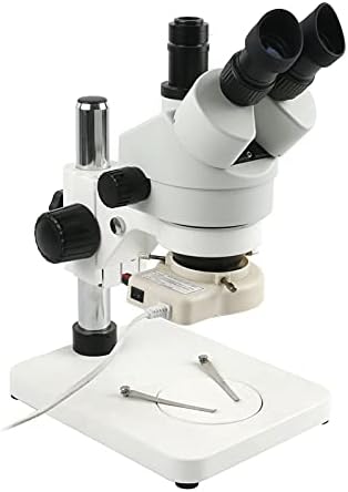 KXDFDC Индустриски Тринокуларен Стерео Микроскоп Зголемување Континуирано Зумирање 7X-45X ЗА Лабораториски Телефон Pcb Поправка