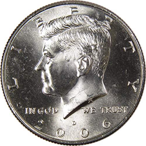 2006 Д Кенеди Половина Долар Бу Нециркулирани Нане Држава 50С Сад Монета Колекционерски