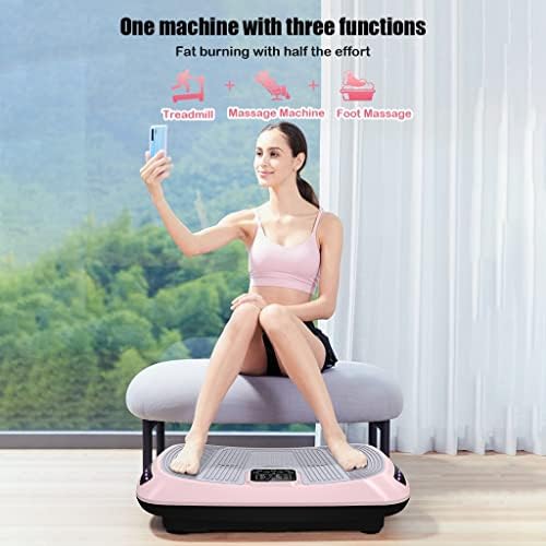Платформа за платформа за вибрации Хајзон за домашна салата, табла за вежбање на вибрации за фитнес, машина за вежбање со целосна вибрирачка