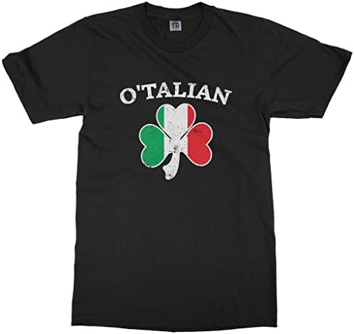 Threadrock Деца Оталијан италијански ирски маица за деца Шамрок