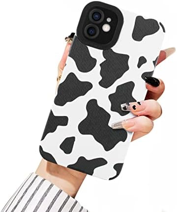 Торлет Крава За Печатење За iPhone 13 Pro Max Покритие Мода Симпатична Крава Обрасци Нелизгачки Случај Тенок Анти-Гребење Лесен Мек Tpu Целосно