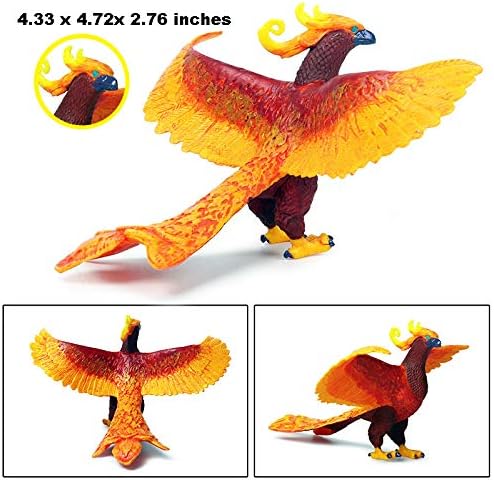 Богата боксер Феникс фигура реална пластична птица митска фигура за животни за собирање