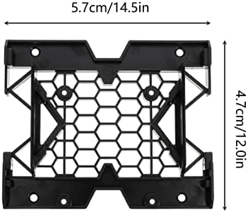 СОЛУСТ Штанд 5. 25 или 3. 5-2. 5 SSD HDD Хард Диск Заливи Држач ABS Монтажа Држач Хард Диск Заливи Држач Адаптер За КОМПЈУТЕР Вентилатор