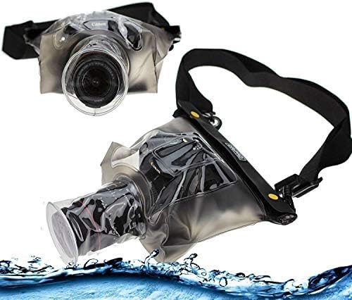 Navitech DSLR SLR водоотпорен подводен куќиште/торбичка за покривање сува торбичка компатибилна со Sony? 5000