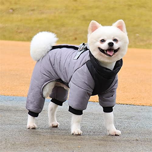Honprad мало куче Зимски палто Мал средно големи кучиња снежна јакна водоотпорна облека топла ветровитска кутре Сноуит облека Облека ладно