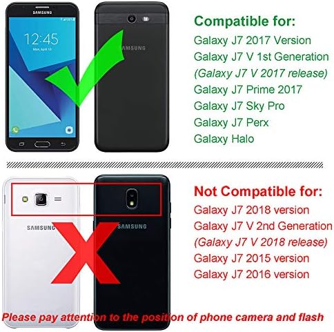 Syoner Shockproof Телефон Случај Покритие За Samsung Galaxy J7 V 2017 / Галакси J7 Prime/Галакси J7 Perx/Галакси J7 Sky Pro / Галакси