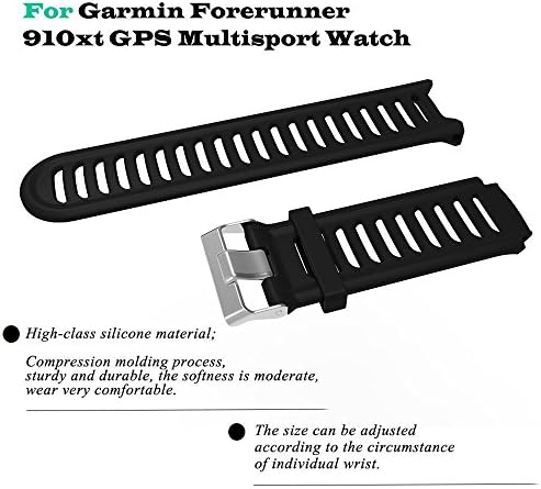 Бенд За Garmin Ferrunner 910xt Watch, Силиконски Нараквица Замена Часовник Бенд ЗА Garmin Ferrunner 910XT
