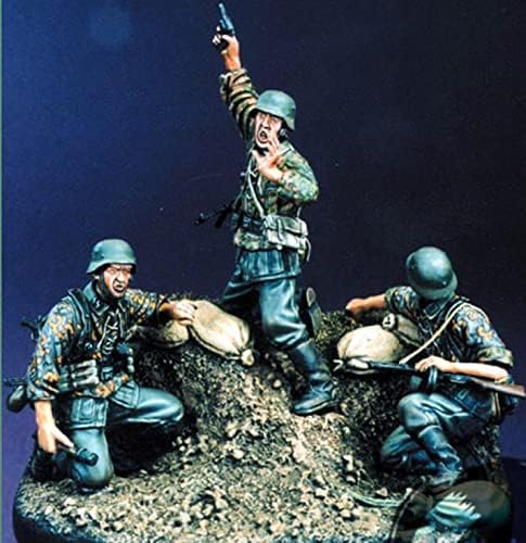 Гермајл 1/35 Втора светска војна германски војник во борба со смола, комплет за војници/необработен и необоен минијатурен комплет/YH-1184