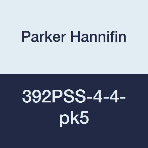 Parker Hannifin 392PSS-4-4-4-PK20 Полити за спојување на телото, прегратка, 1/4 Машка нишка за компресија x 1/4, 316 не'рѓосувачки челик